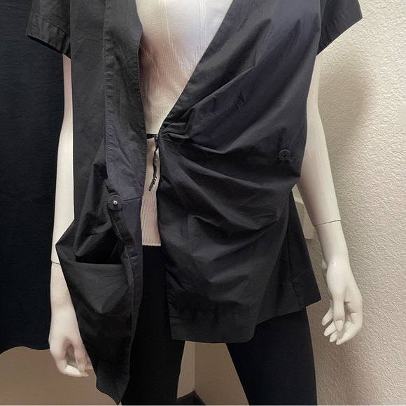 Soft Surroundings Two Blouse Bundle Fitted and Relaxed, Cotton in Black | Sz L - Picture 4 of 11